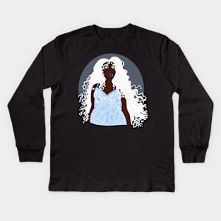 Selena the Moon Goddess Kids Long Sleeve T-Shirt